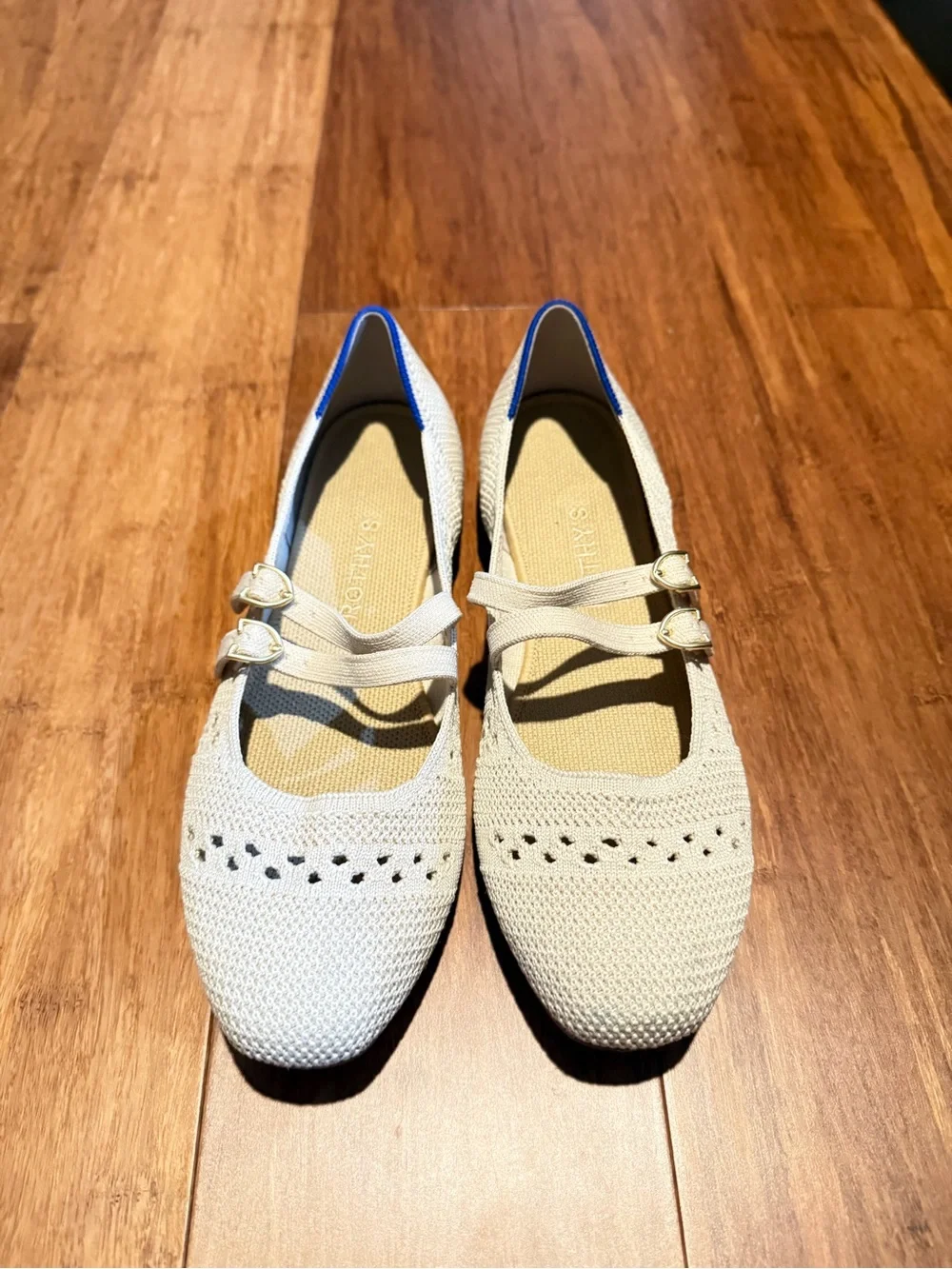 Rothy Double Buckle Mary Jane Flats